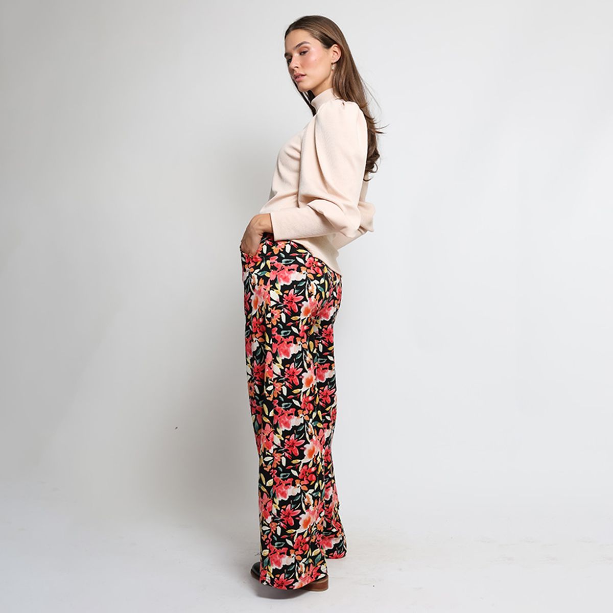 NATALIA SEGUEL - Polera Vane Beige Natalia Seguel