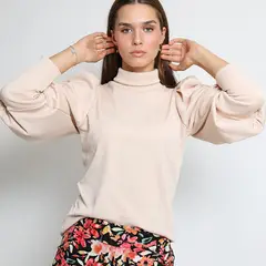 NATALIA SEGUEL - Polera Vane Beige