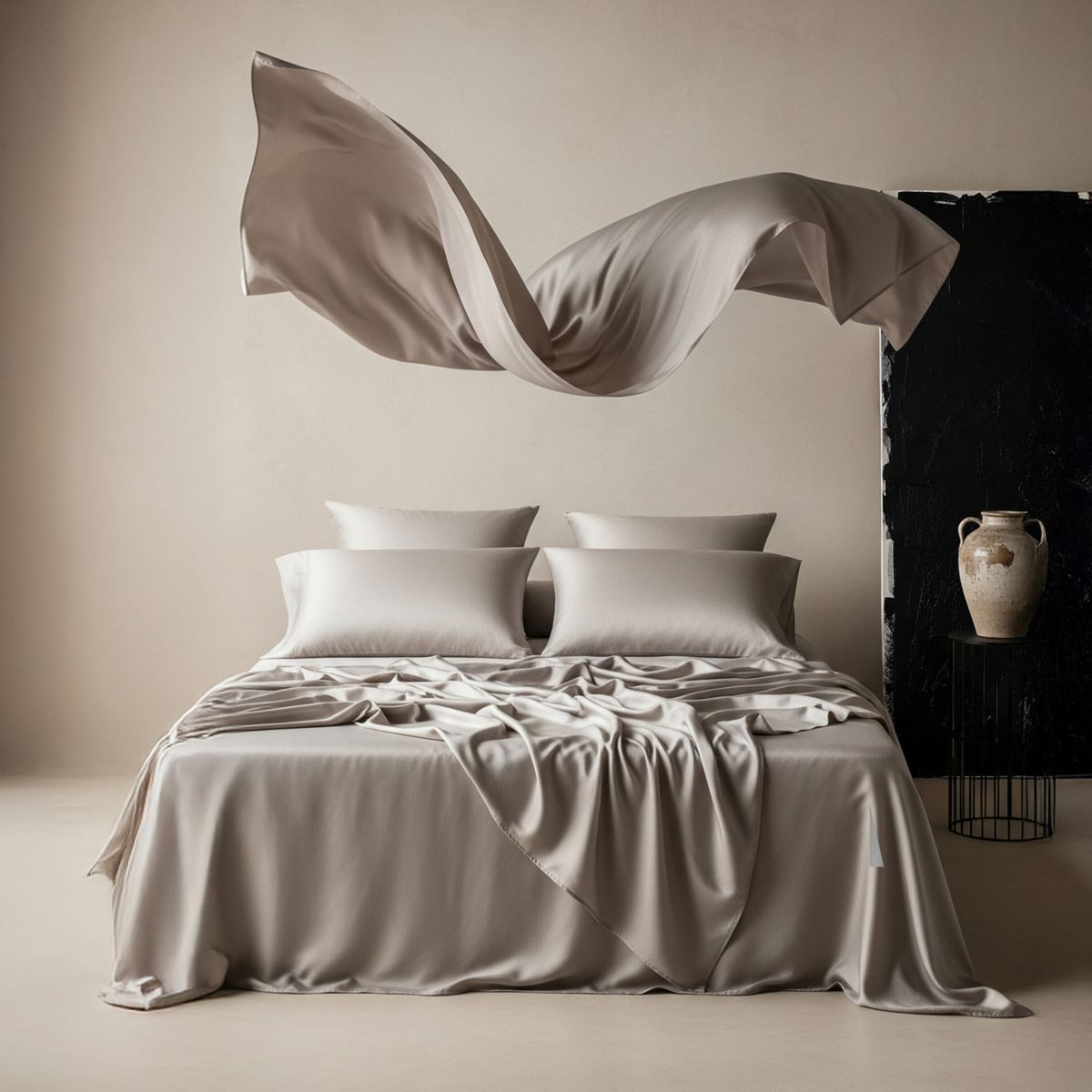 HYPNOS - Set Sábanas Pro Fresh 100% Bambú 200 Hilos Ultra Suaves e Hipoalergénicas