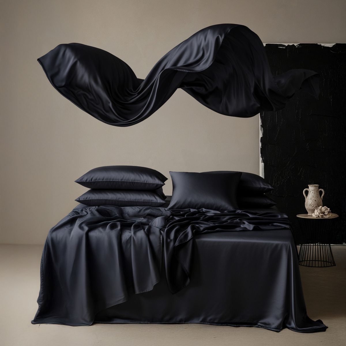 HYPNOS - Set Sábanas Pro Fresh 100% Bambú 200 Hilos Ultra Suaves e Hipoalergénicas