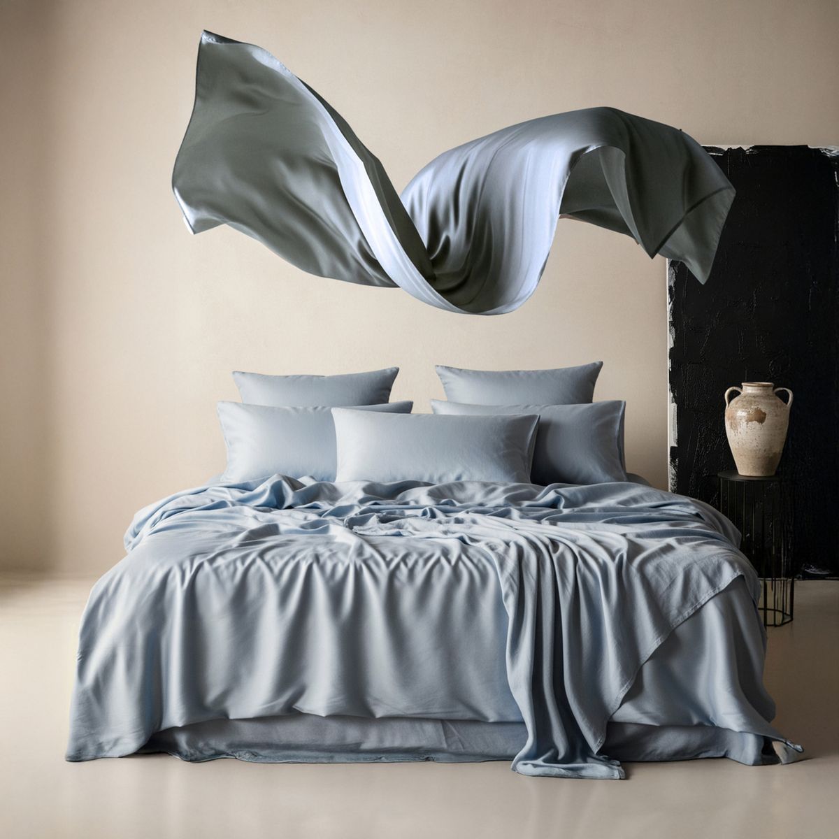 HYPNOS - Set Sábanas Pro Fresh 100% Bambú 200 Hilos Ultra Suaves e Hipoalergénicas