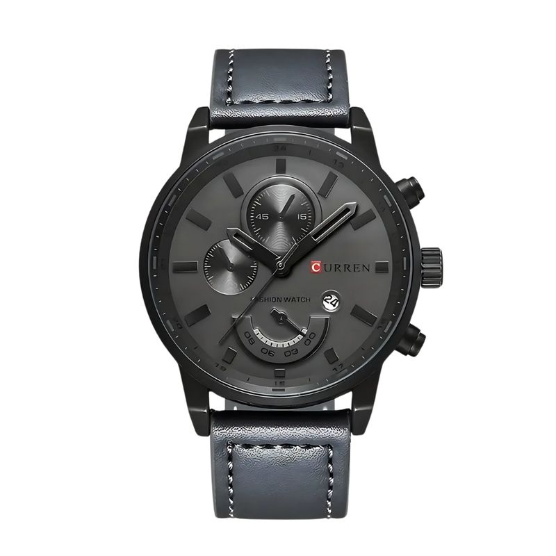 CURREN - Reloj Hombre Curren Gris Oscuro Deportivo Casual