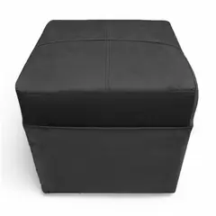 GENERICO - Pouf Murcia - Felpa Negro