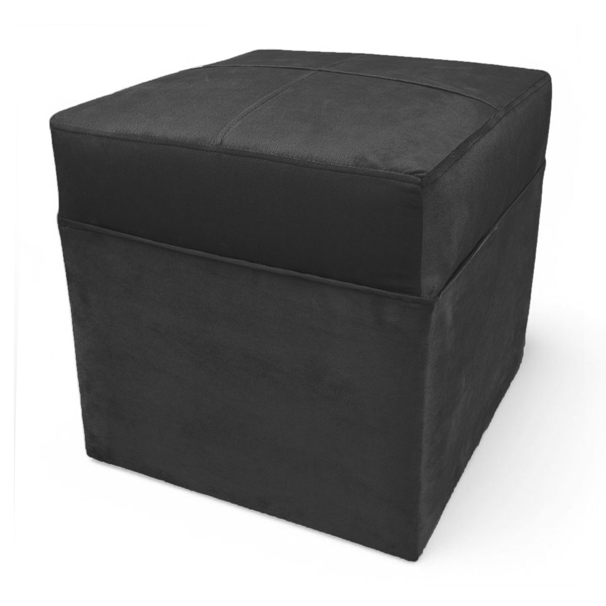 MBC - Pouf Murcia -  Felpa Negro