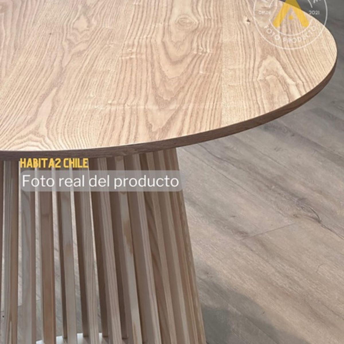 HABITA2 CHILE - Mesa de comedor Boho Bali 90cm -4 puestos