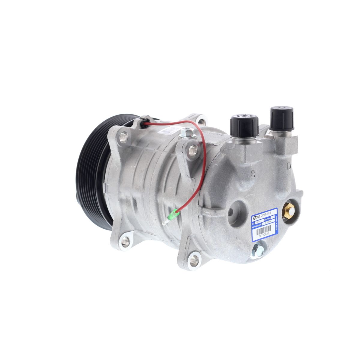 AMERICAN AIR - Compresor de AC TM16 8PK 12V 123MM M OREJAS MONOLITICO QUE.