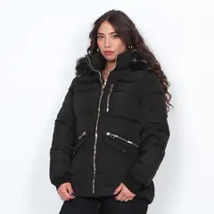 WADOS - PARKA MANGA LARGA CON IEL EN CAPUCHA Y BOLSILLOS CON TAPETAS