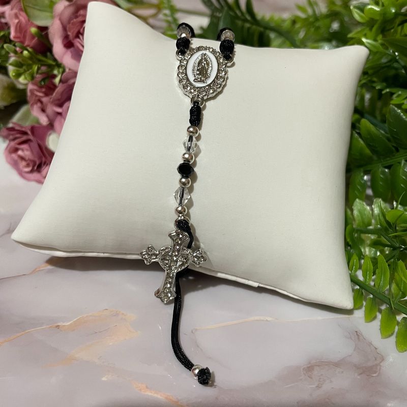 GENERICO - Rosario Pulsera Negra