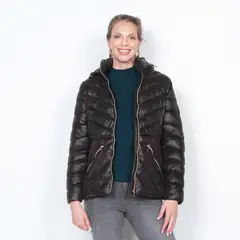 WADOS - PARKA MANGA LARGA CON CAPUCHA SOLIDO