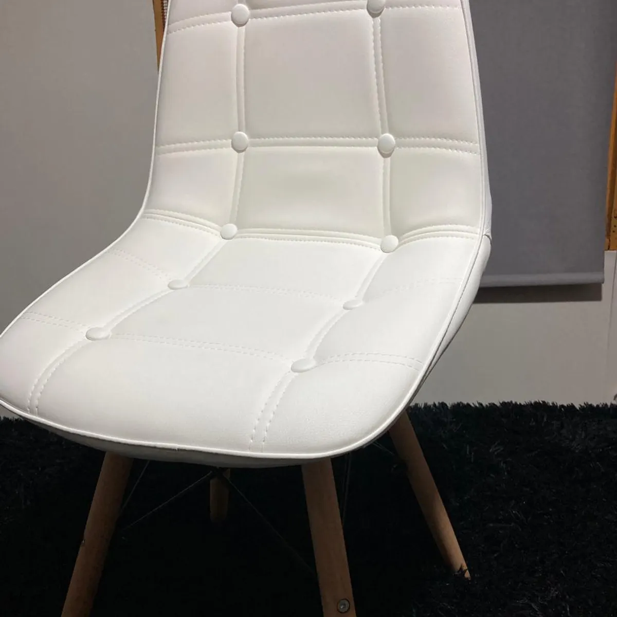 HABITA2 CHILE - Pack de 2 Silla Buckle Eames Acolchada - Blanco