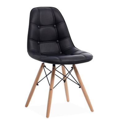 Imagen 2 del producto Pack de 2 Silla Buckle Eames Acolchada - Negro