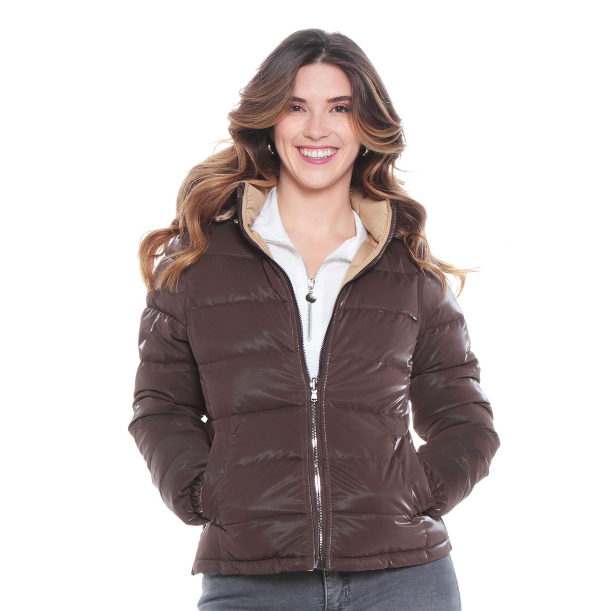 WADOS - PARKA MANGA LARGA CON CAPUCHA Y BOLSILLOS