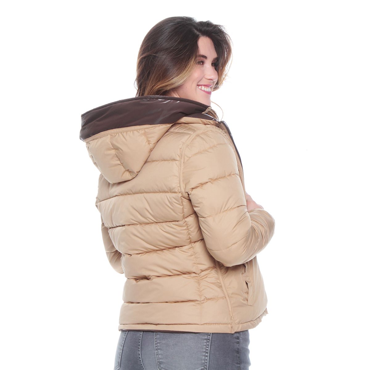 WADOS - PARKA MANGA LARGA CON CAPUCHA Y BOLSILLOS