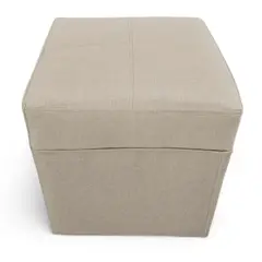 GENERICO - Pouf Murcia - Tela Lino Beige