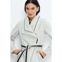 IO - CHAQUETON Mujer Gris