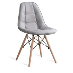 GENERICO - Silla Buckle Acolchada - Gris