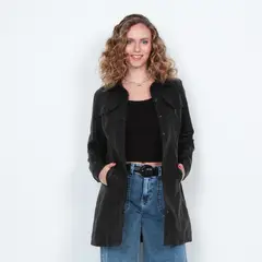 WADOS - CHAQUETA MANGA LARGA CUERO ECOLOGICO