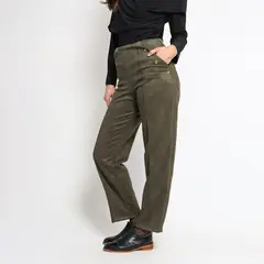 NATALIA SEGUEL - Pantalon Clare Verde Musgo