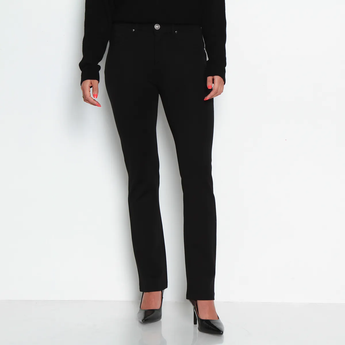 WADOS - PONTE RECTO PRETINA UN BOTON BASICA CON BOLSILLO FALSO