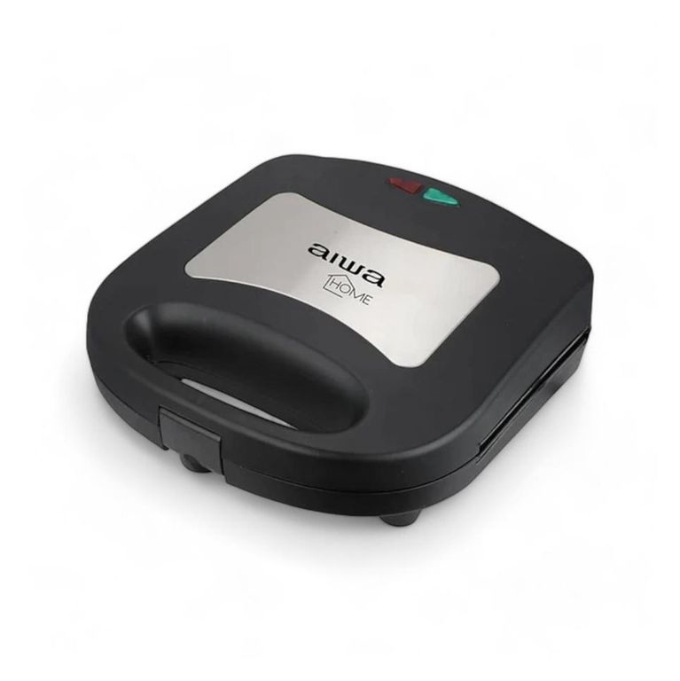 AIWA Sandwichera Acero Inoxidable Doble 700W