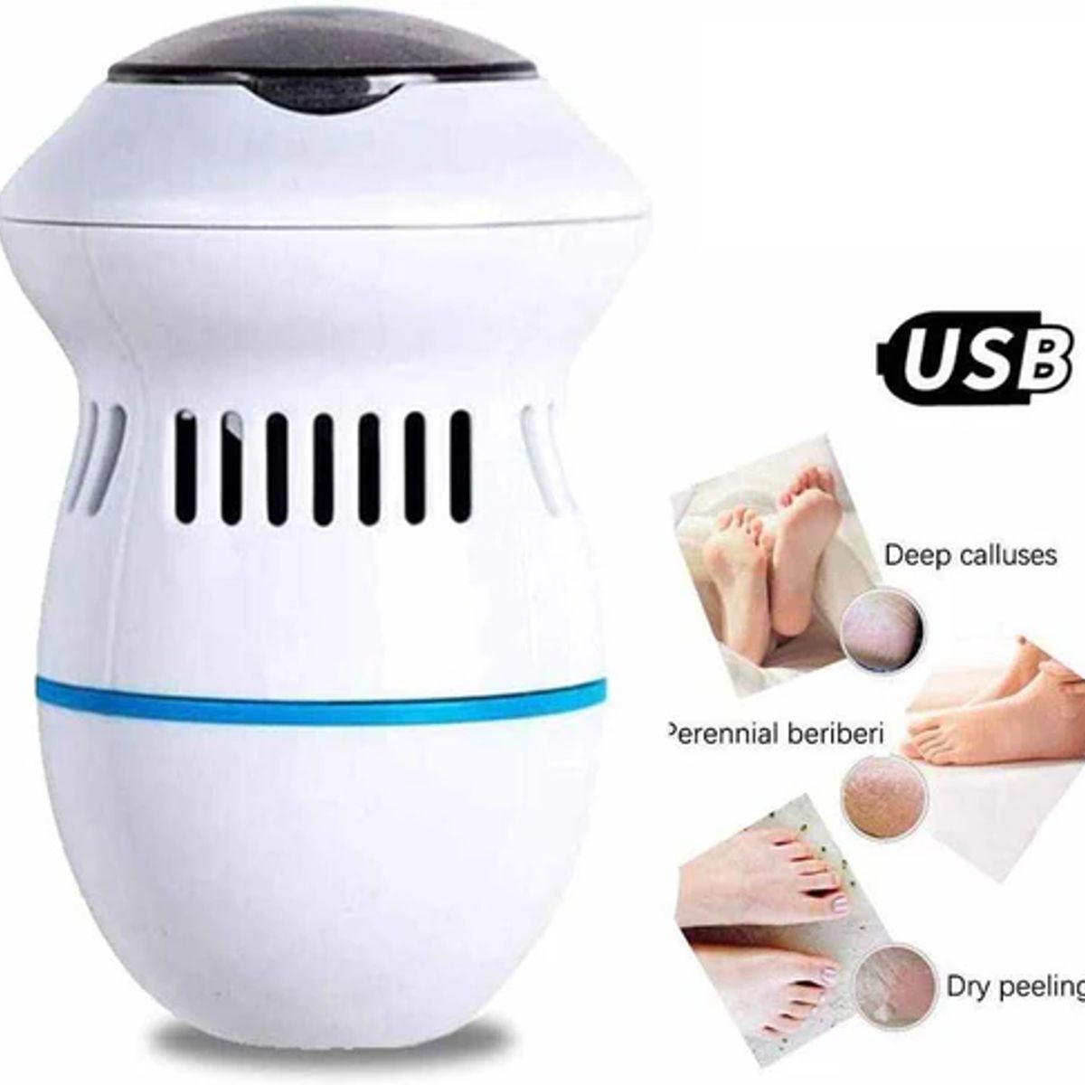 MOVI - REMOVEDOR Y EXFOLIADOR DE DUREZAS PARA PIES GIRATORIO