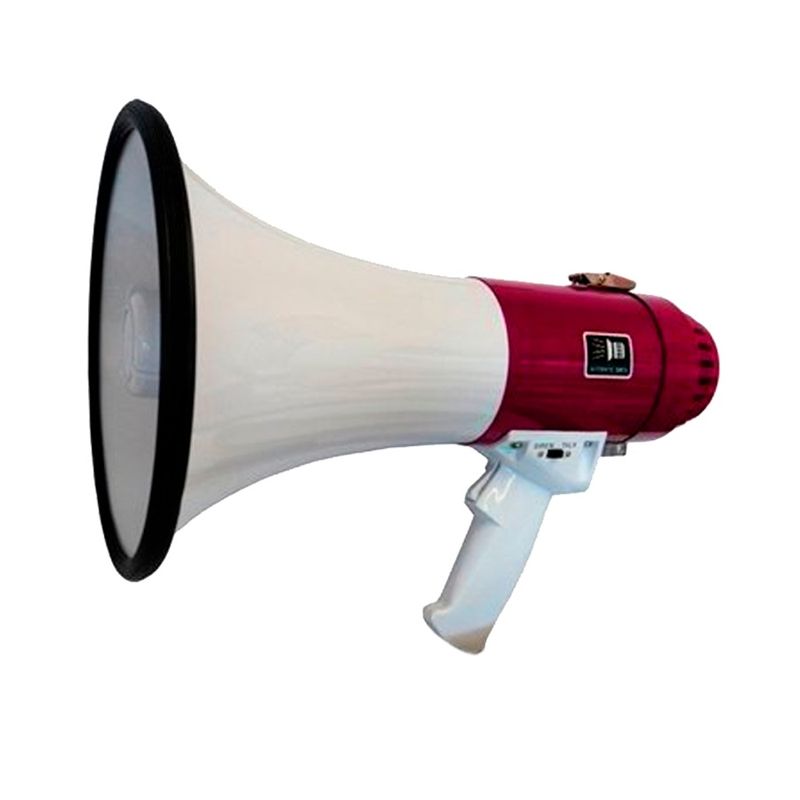 GENERICO - Megáfono Altavoz Recargable De Mano 50W