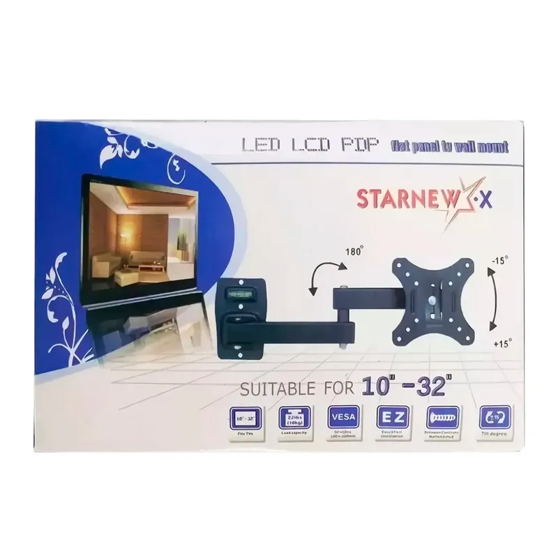 GENERICO - Soporte Pared Televisión Brazo Extensor 10 A 32 Pulgadas