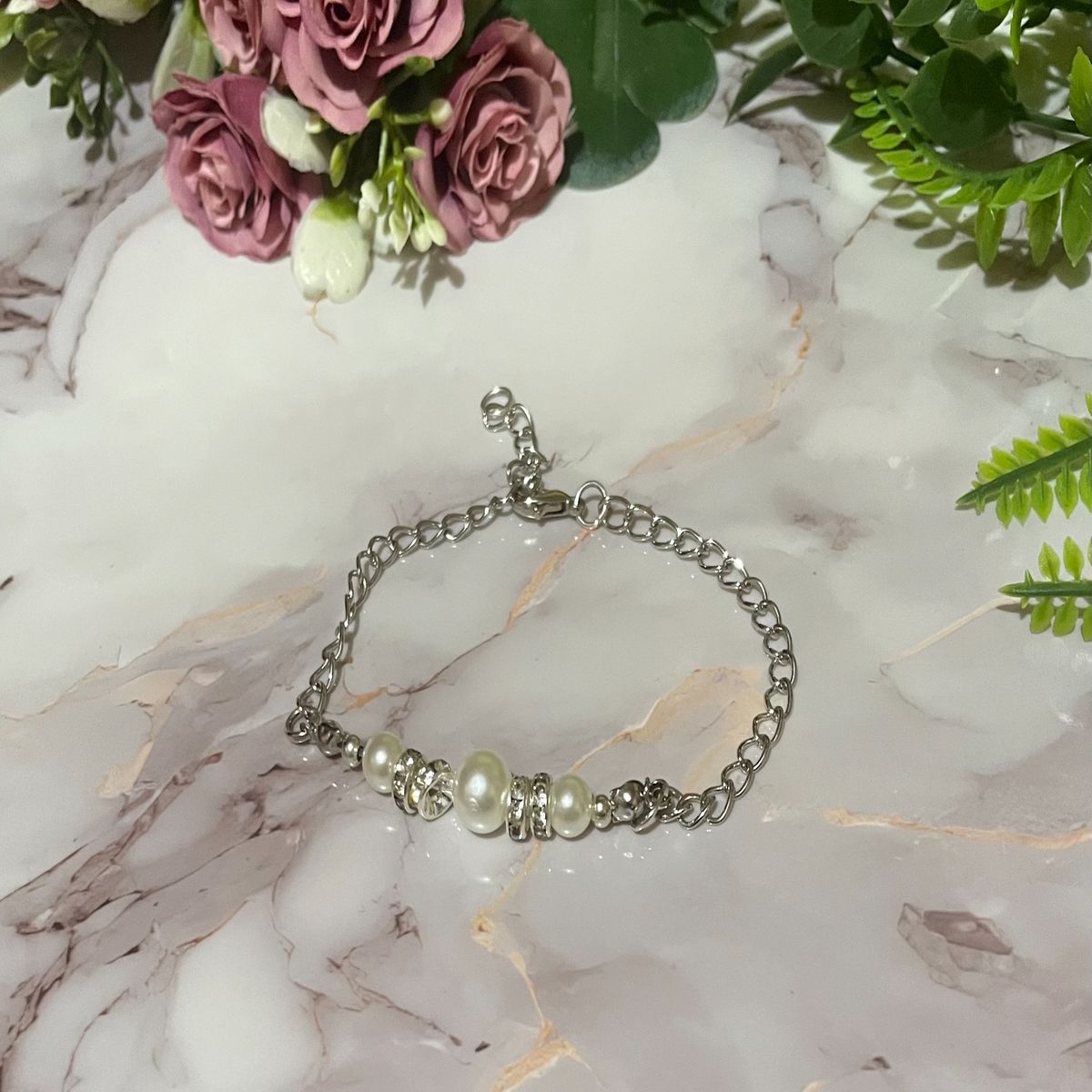 GENERICO - Pulsera Cadena Plateada