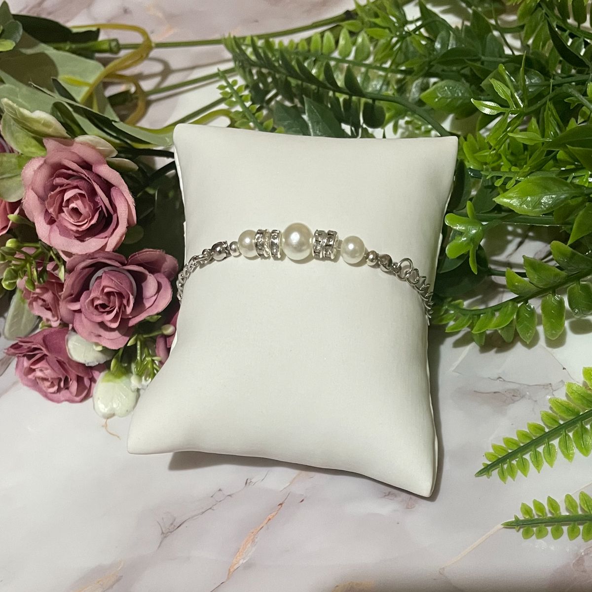 GENERICO - Pulsera Cadena Plateada