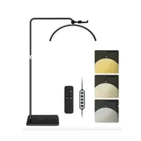 Lampara Led Media Luna Estética Para Pestañas Cejas Hogar NEGRO