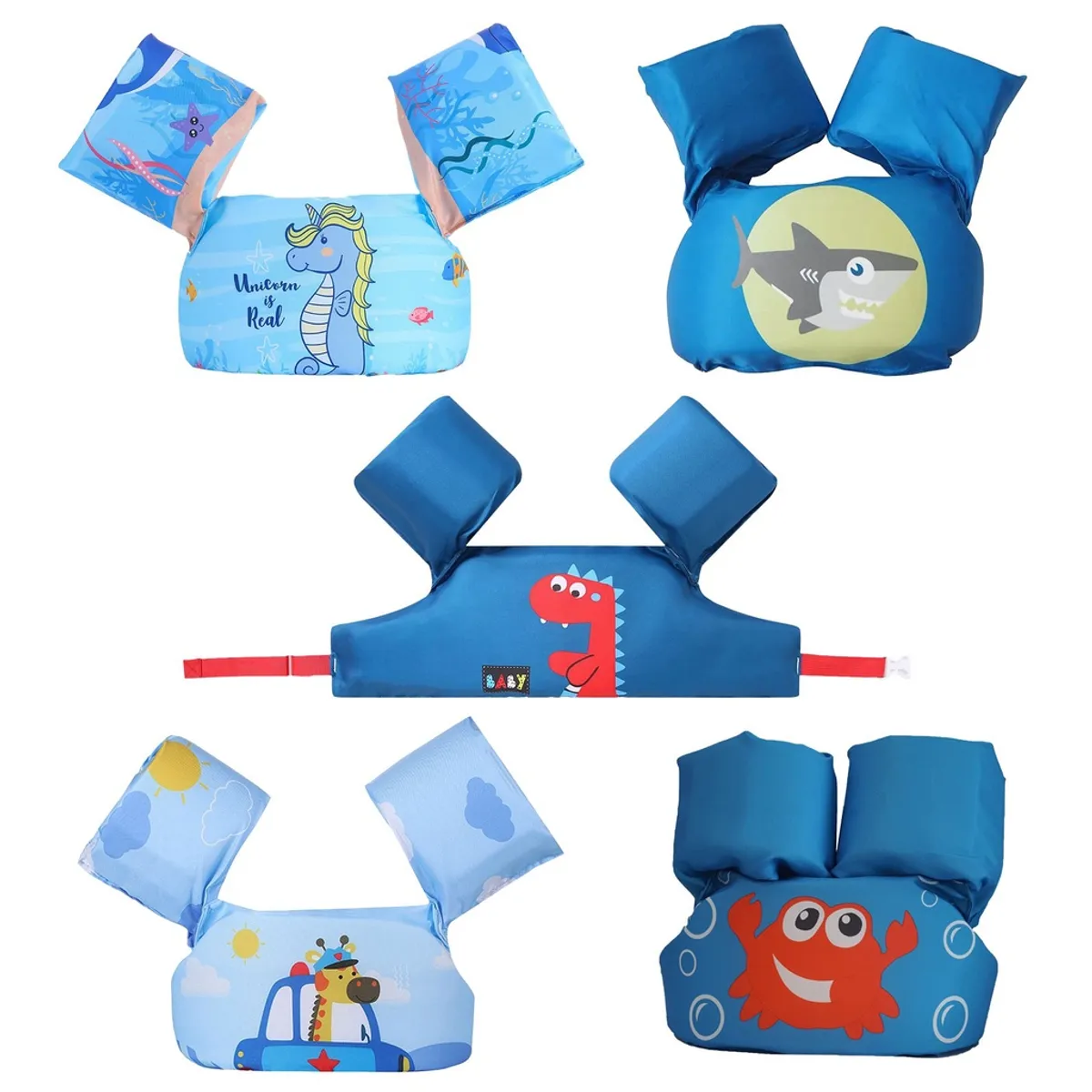 MOVI - SALVAVIDAS Y FLOTADOR PARA NIÑO 2 EN 1