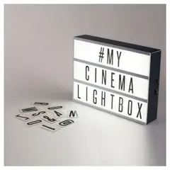 MOVI - Caja de Luz LED Cinematic - Personaliza tus Mensajes