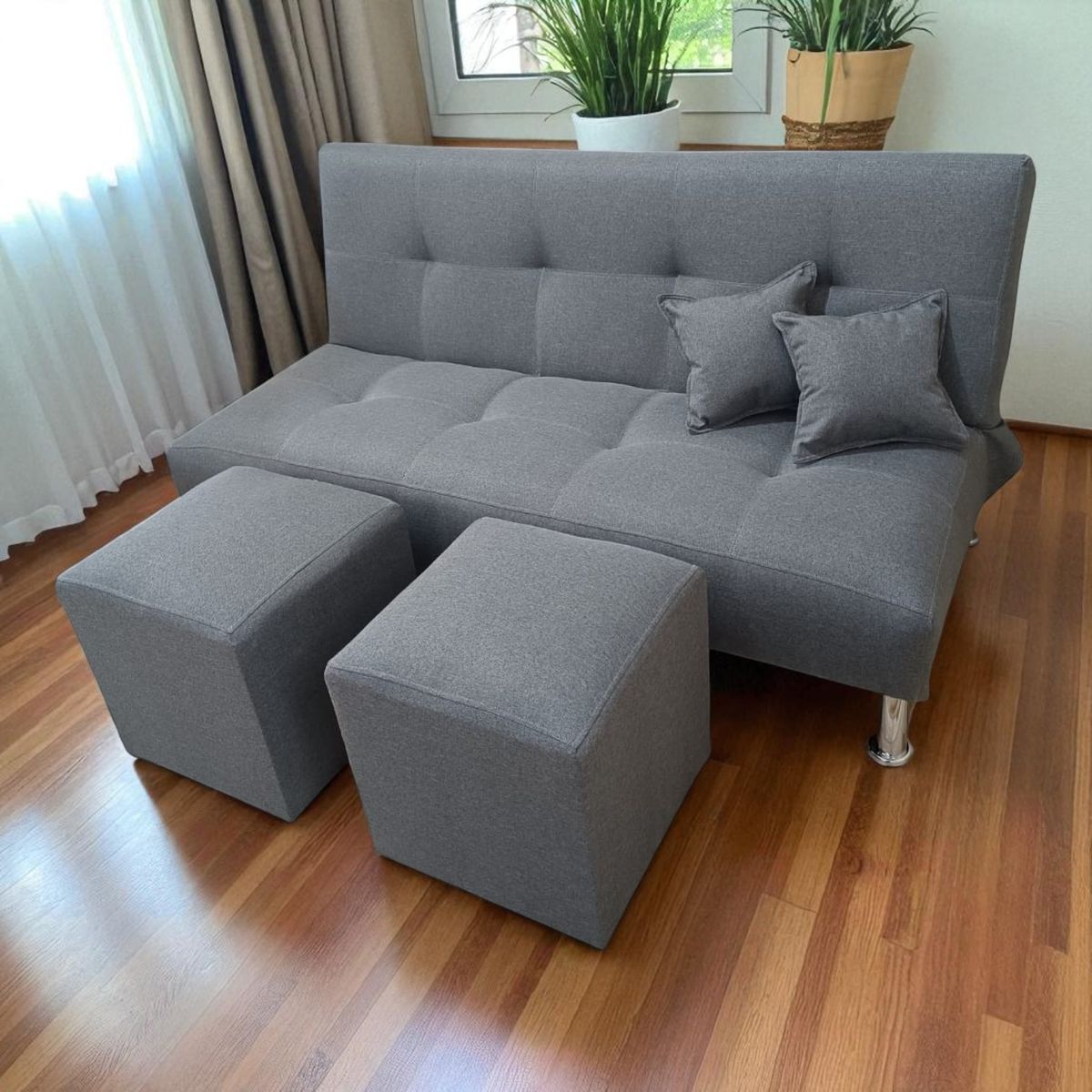 GENERICO - Futón Sally Gris Shuamby