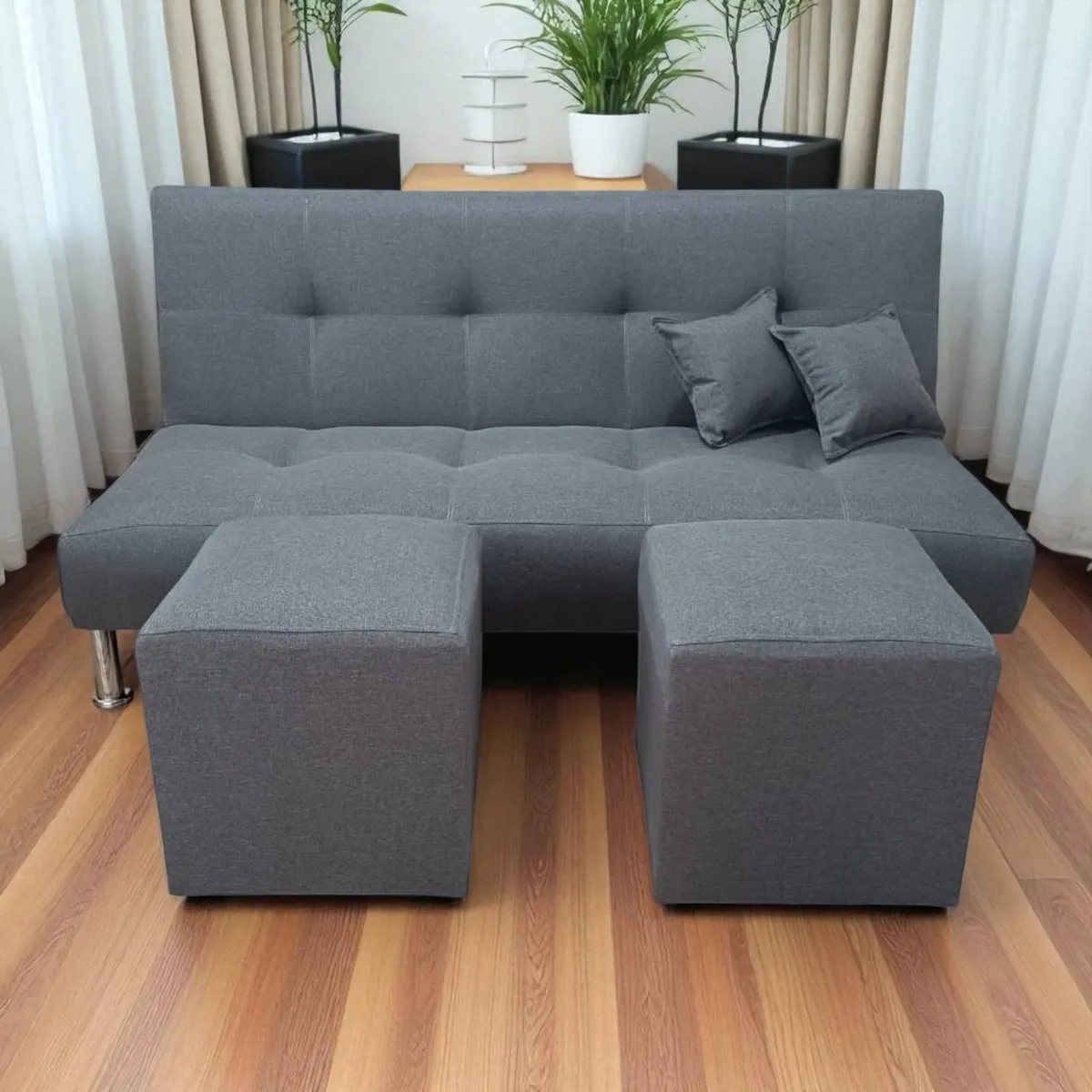 GENERICO - Futón Sally Gris Shuamby