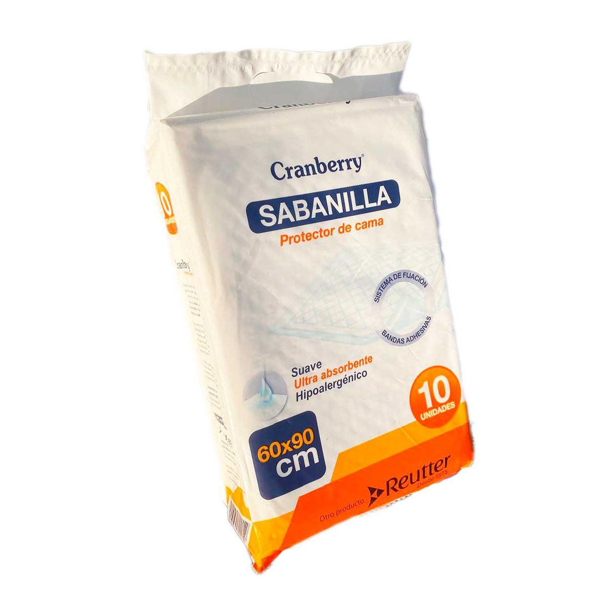 CRANBERRY - Sabanilla protector de camas 60x90 cms 10 unidades