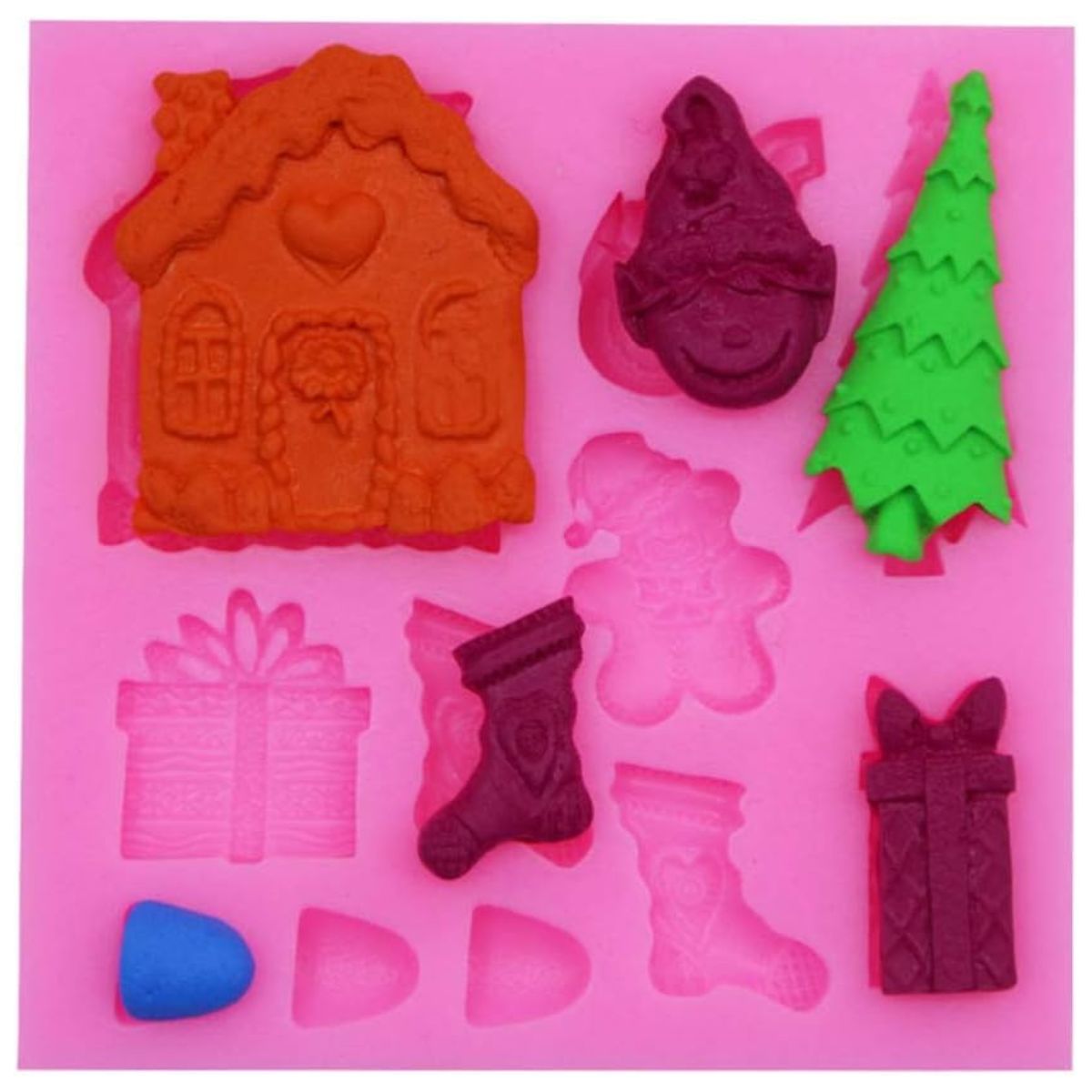 GENERICO - Moldes 11 Espacios Casita Navideña