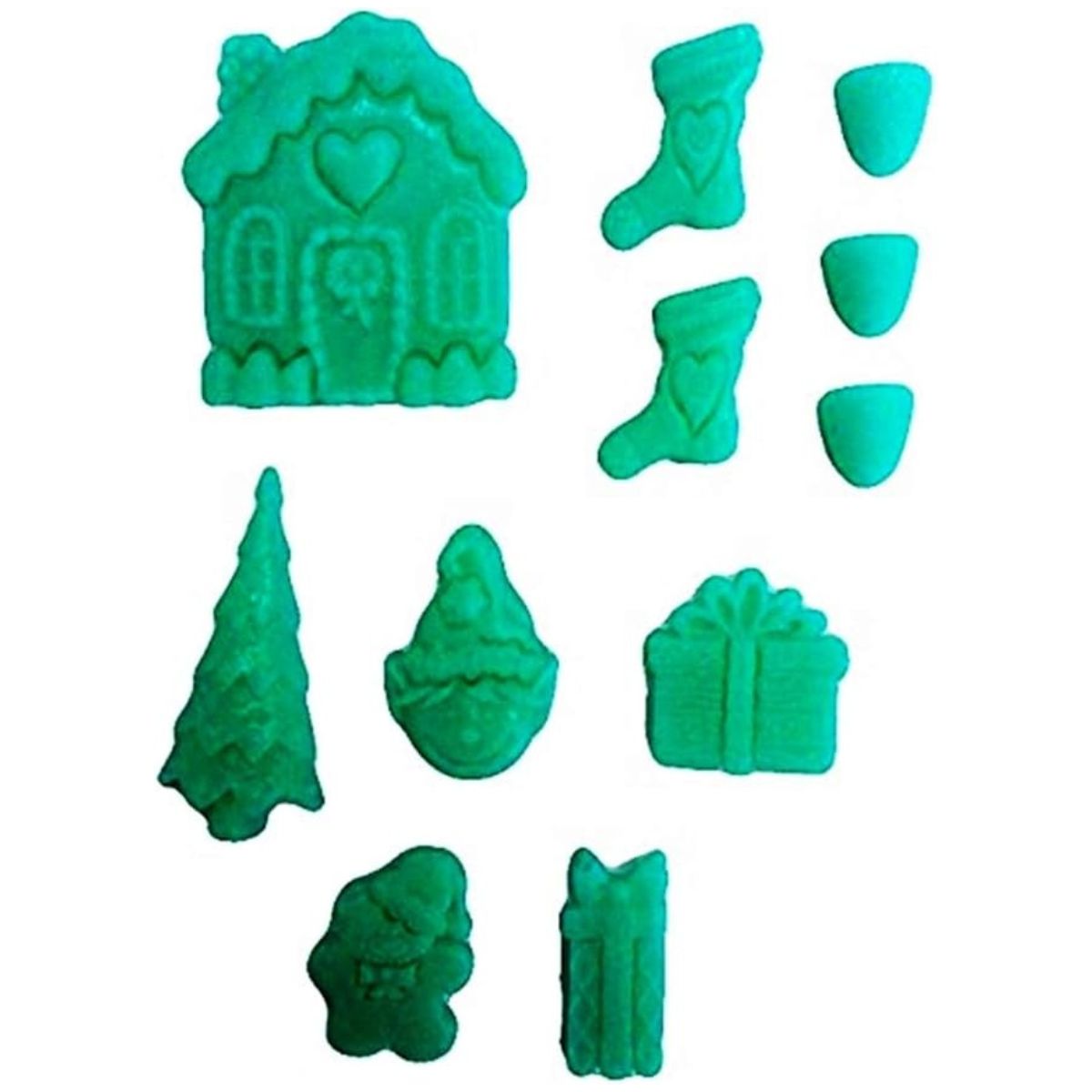 GENERICO - Moldes 11 Espacios Casita Navideña