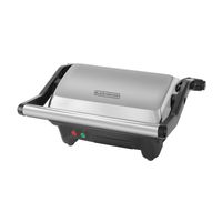 Tostador Antiadherentes Panini Black + Decker 900W