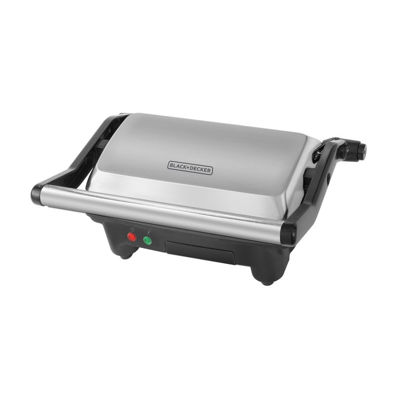 BLACK+DECKER - Tostador Antiadherentes Panini Black + Decker 900W.
