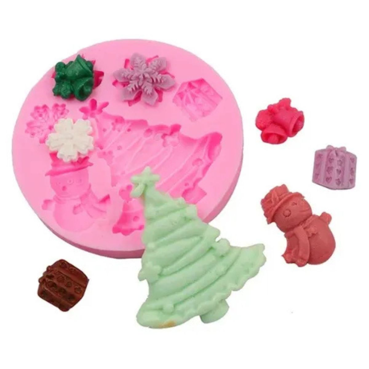 GENERICO - Moldes 6 Espacios Navidad Grandiosa