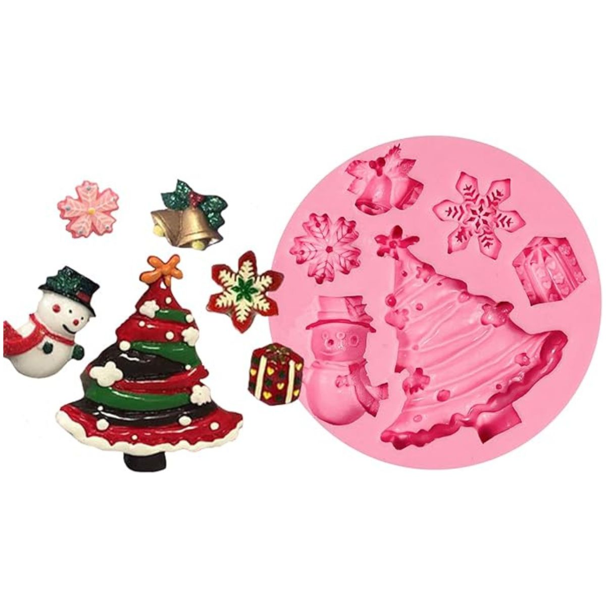 GENERICO - Moldes 6 Espacios Navidad Grandiosa