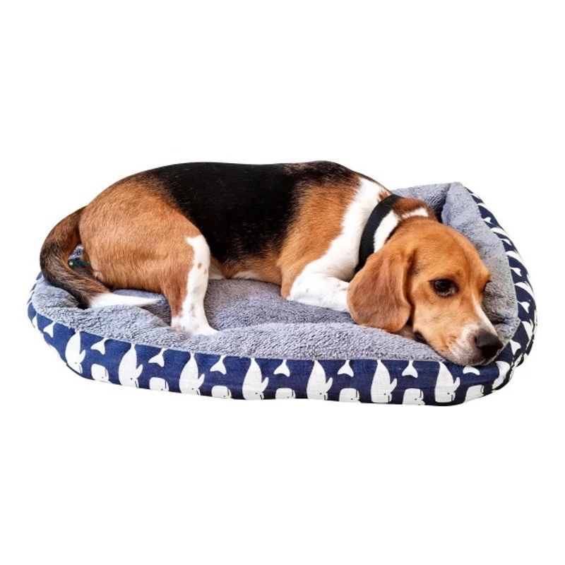 NO LOGO - Cama Mascota Perro Gato Rectangular 60 X 40 Cms Ballenas
