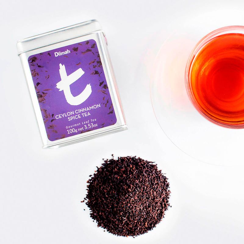 DILMAH - Te Negro en Hojas Cinnamon Spice T-Series Dilmah 100 grs
