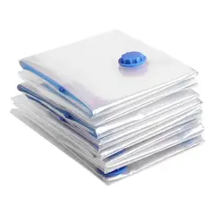 NO LOGO - Bolsas Guardar Ropa Vacio 80x60 Pack 12 Unidades.