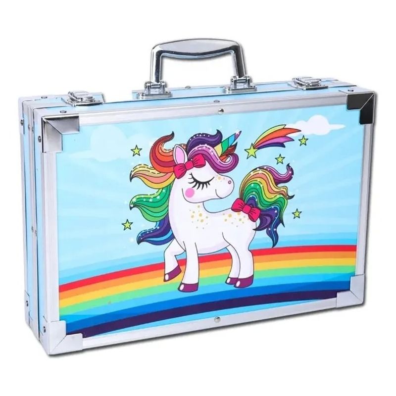 NO LOGO - Set De Arte 145 Piezas Maleta Para Colorear Niñas