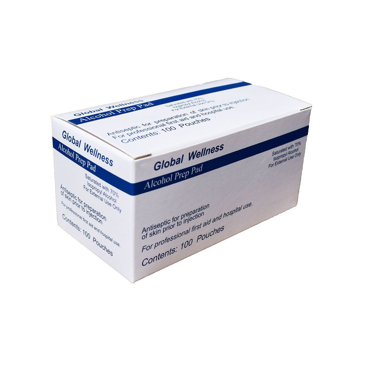 GENERICO - Toallitas PAD de alcohol isopropilico 70° 400 unidades