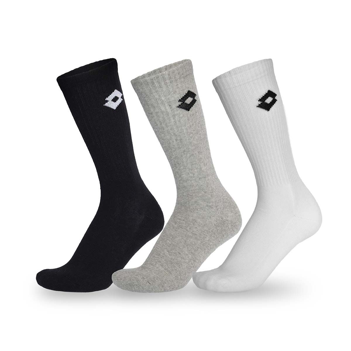 LOTTO - Calcetines Lotto Tripack Largos Multicolor
