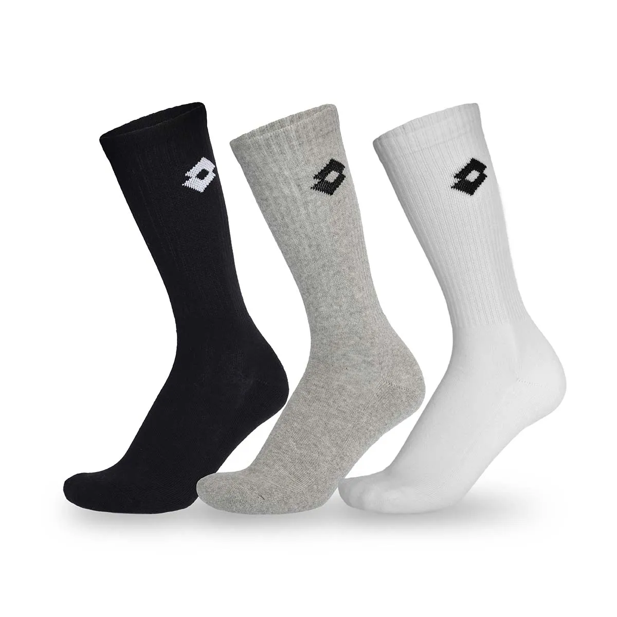 LOTTO - Calcetines Lotto Tripack Largos Multicolor