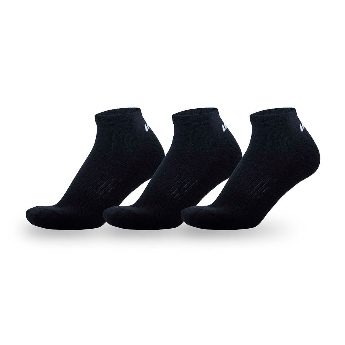LOTTO - Calcetines Lotto Tripack Tobilleros Hombre - Negro - Negro - 35-38