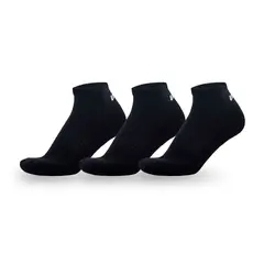 LOTTO - Calcetines Tripack Tobilleros Hombre - Negro - Negro - 35-38